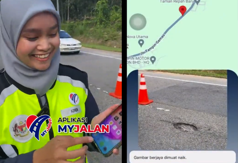 MYJALAN: Aplikasi Praktikal untuk Aduan Jalan Berlubang kepada Kementerian Kerja Raya